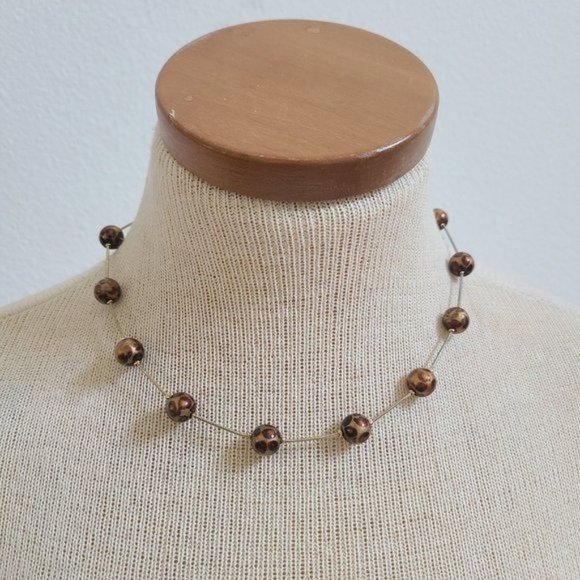 Bead Animal Patterned Necklace - Picture 8 of 10